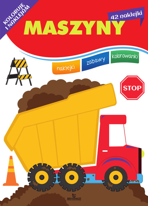 Image of Koloruję i naklejam Maszyny