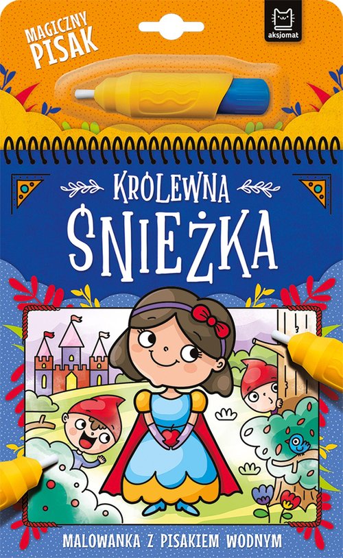 Image of Królewna Śnieżka. Malowanka z pisakiem wodnym