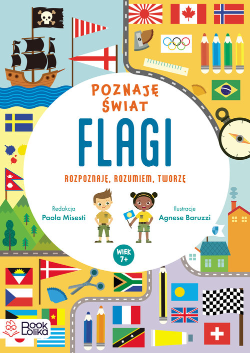 Image of Flagi Poznaję świat z naklejkami
