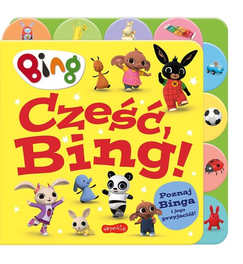 Image of Cześć, Bing! Książka z registrami