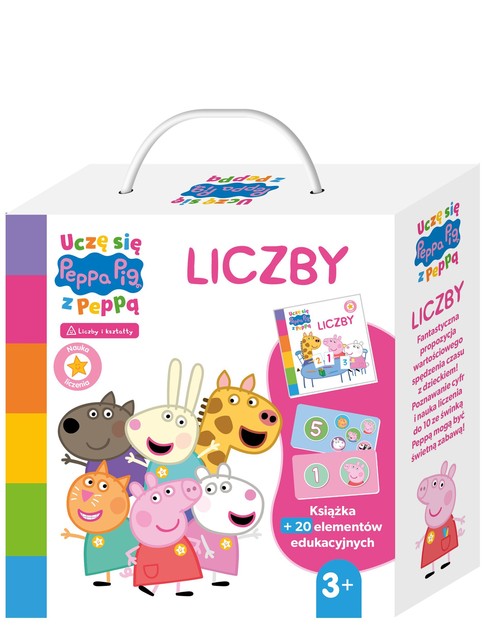 Image of Peppa pig. Uczę się z Peppą. Liczby