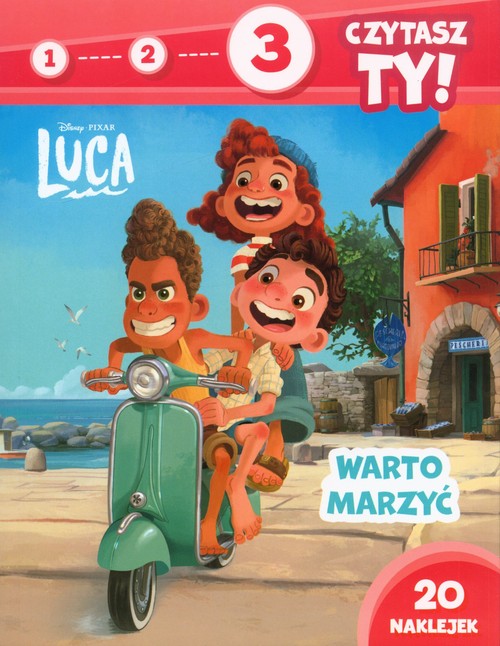 Image of 1 2 3 czytasz ty! Poziom 3 Warto marzyć Disney Pixar Luca