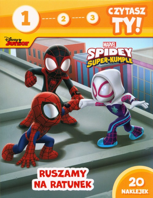 Image of 1 2 3 czytasz ty! Poziom 1 Ruszamy na ratunek Marvel Spidey i super-kumple