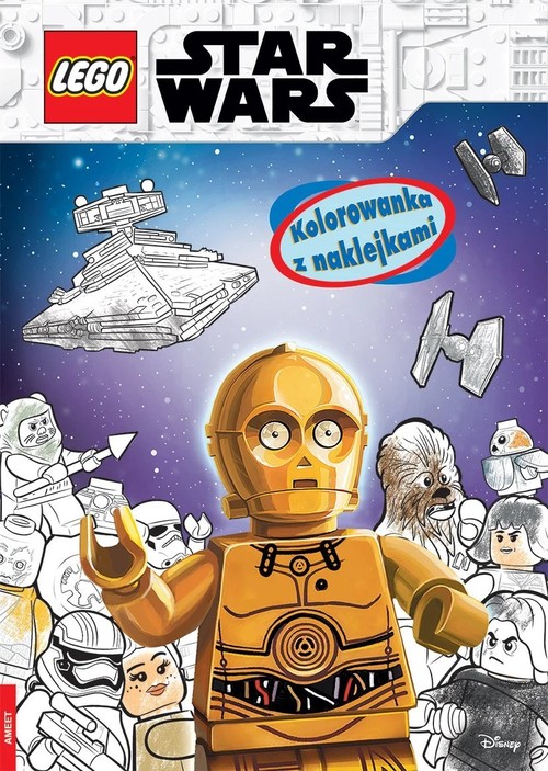 Image of Lego Star Wars Kolorowanka Z Naklejkami