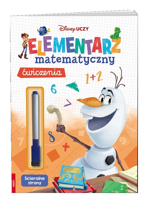 Image of Disney uczy mix Elementarz matematyczny Ćwiczenia