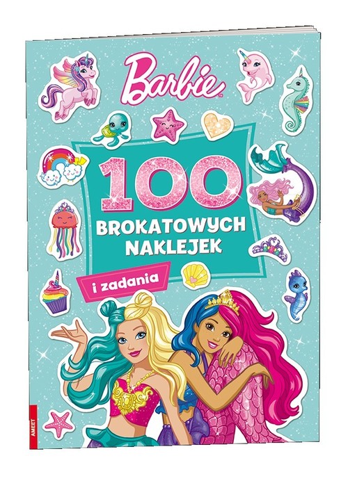 Image of Barbie Dreamtopia 100 brokatowych naklejek