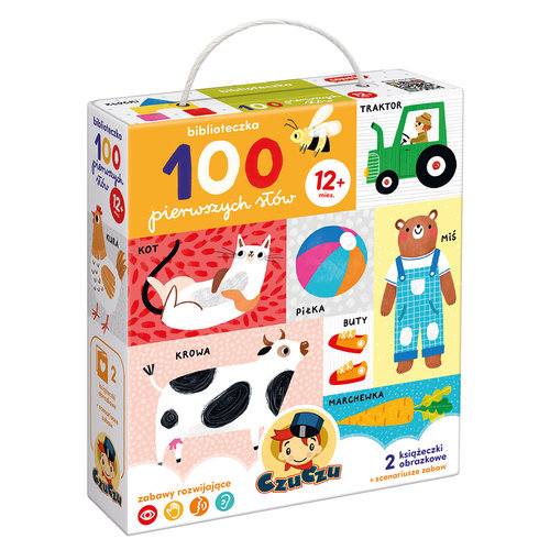Image of CzuCzu Biblioteczka 100 pierwszych słów 1+
