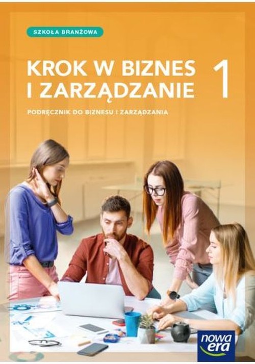 Image of Krok w biznes i zarządzanie 1 Podręcznik Szkoła branżowa