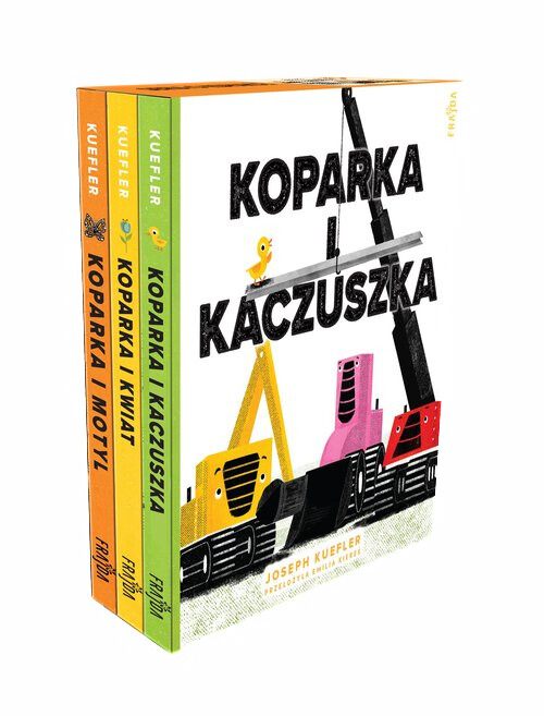 Image of Koparka i kaczuszka / Koparka i kwiat / Koparka i motyl Pakiet