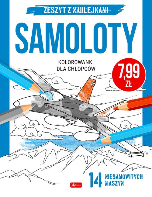Image of Kolorowanki dla chłopców Samoloty