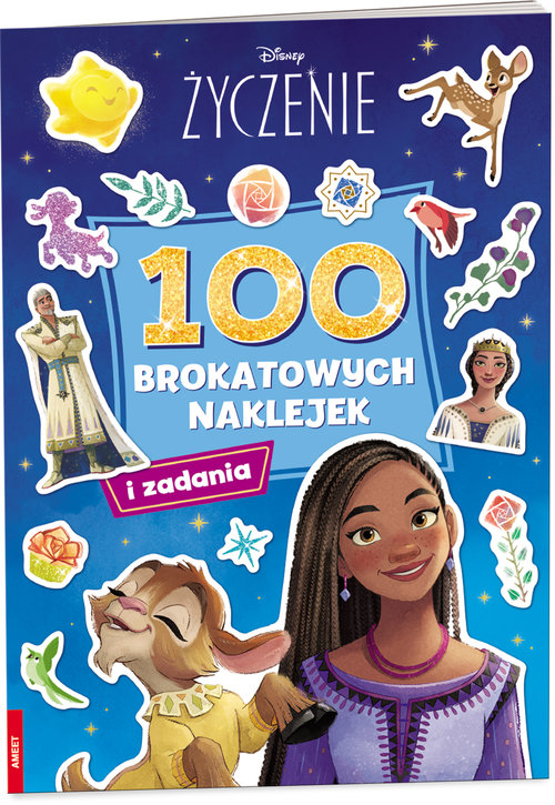 Image of Disney Życzenie 100 Brokatowych naklejek
