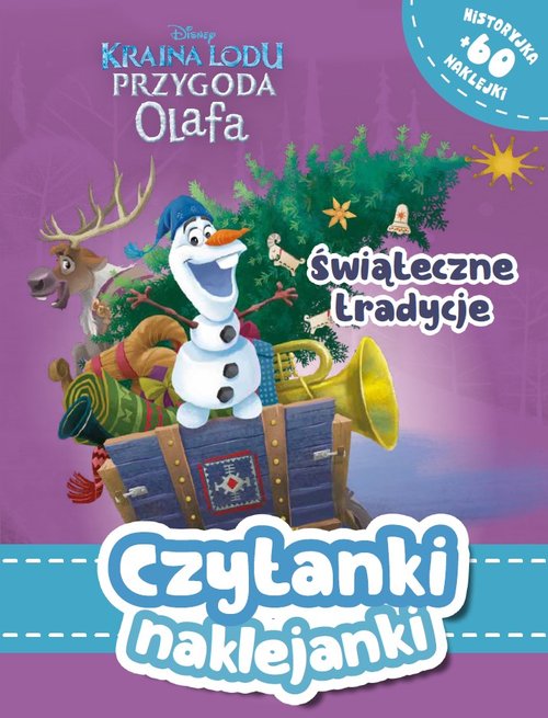 Image of Czytanki naklejanki Świąteczne tradycje Disney Kraina Lodu Przygoda Olafa