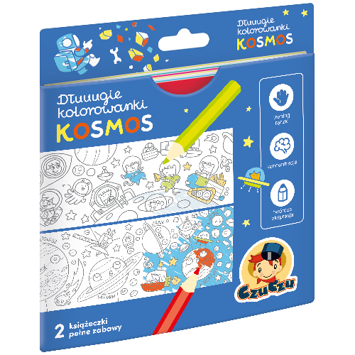 Image of CzuCzu Dłuuugie kolorowanki Kosmos