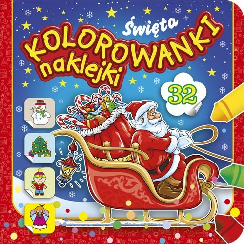 Image of Kolorowanki naklejki Święta