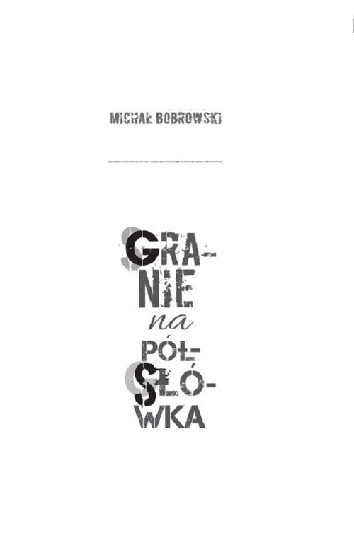 Image of Granie na półsłówka