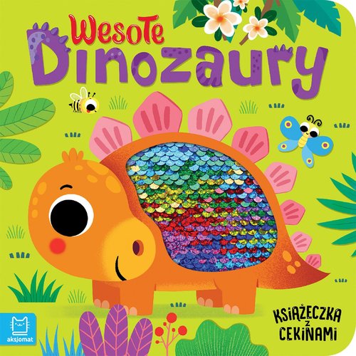 Image of Wesołe dinozaury Książeczka z cekinami