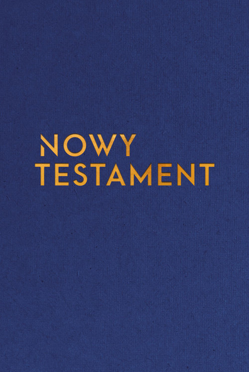 Image of Nowy Testament z infografikami Skład dwułamowy wersja złota