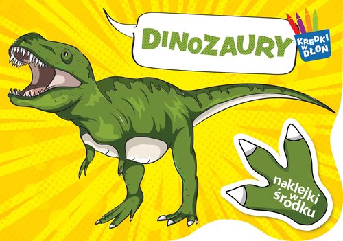 Image of Kredki w dłoń Dinozaury