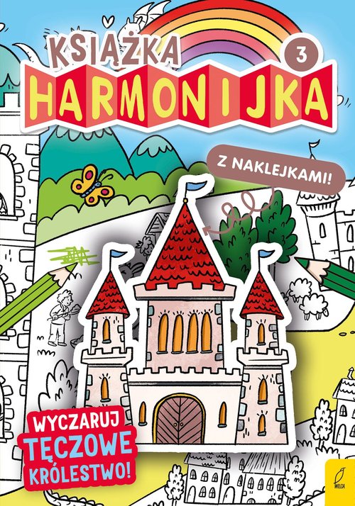 Image of Książka harmonijka 3 Wyczaruj tęczowe królestwo