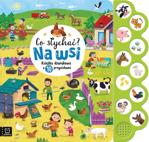 Image of Co słychać? Na wsi. Książka dźwiękowa z 10 przyciskami