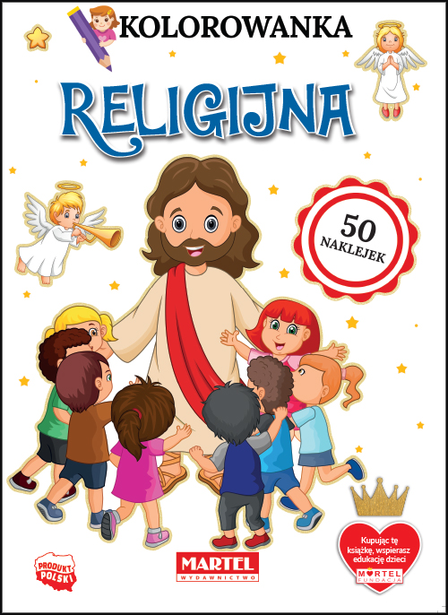 Image of Kolorowanka Religijna z naklejkami