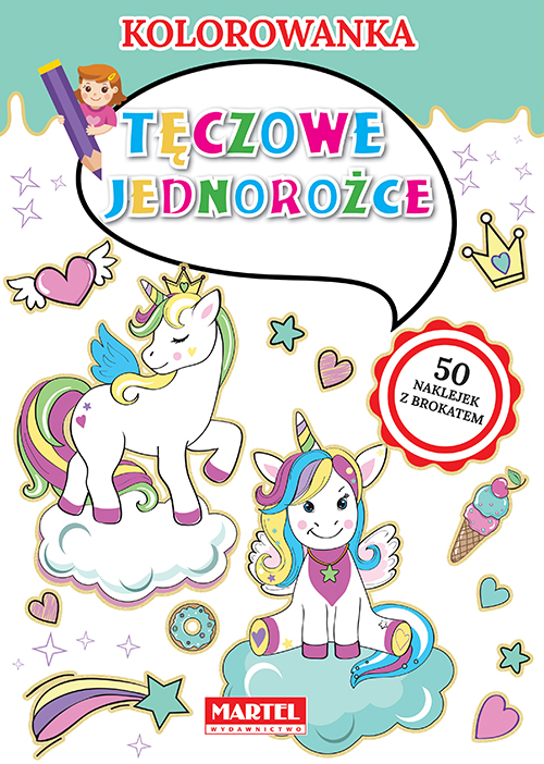 Image of Kolorowanka Tęczowe jednorożce
