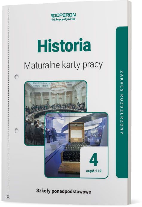 Image of Historia 4 Maturalne karty pracy Część 1 i 2 Zakres rozszerzony Szkoła ponadpodstawowa