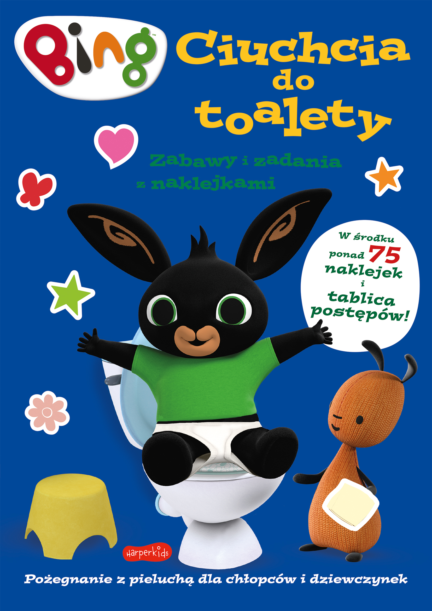 Image of Bing Ciuchcia do toalety Zabawy i zadania z naklejkami