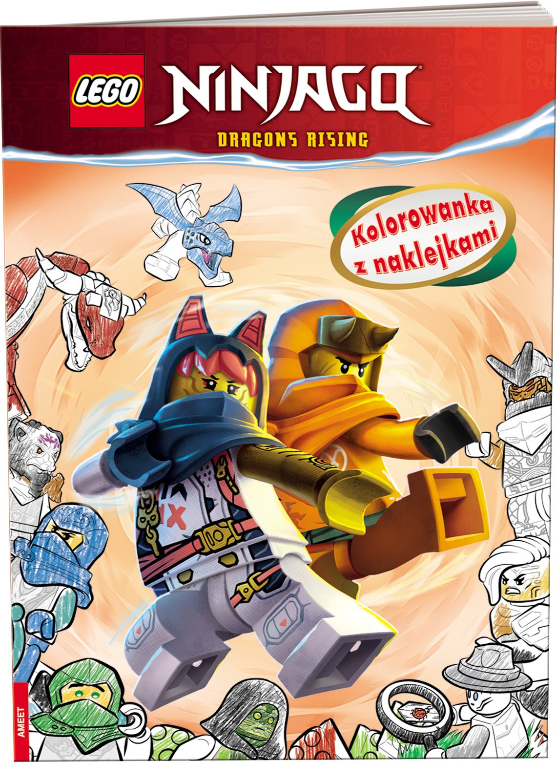Image of LEGO NINJAGO Kolorowanka z naklejkami