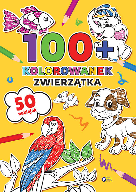 Image of 100+ Kolorowanek Zwierzątka
