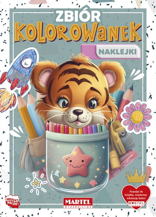 Image of Zbiór kolorowanek z naklejkami