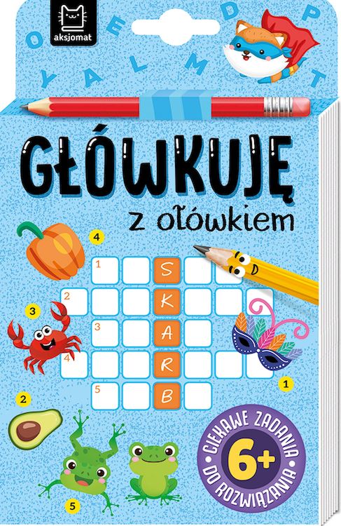 Image of Główkuję z ołówkiem 6+ Książeczka niebieska