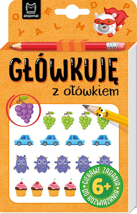 Image of Główkuję z ołówkiem Książeczka pomarańczowa