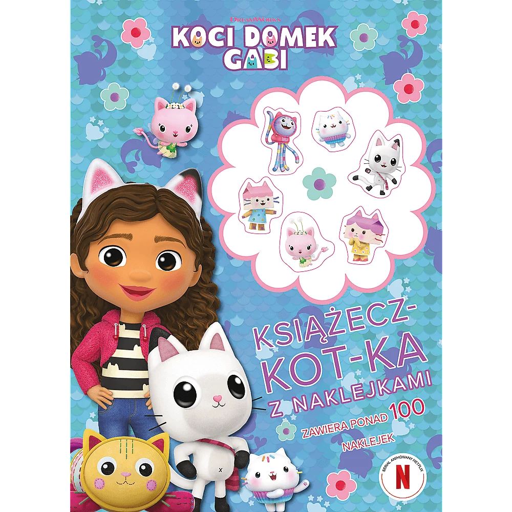 Image of Kociastyczny zeszyt do kolorowania. Koci Domek Gabi
