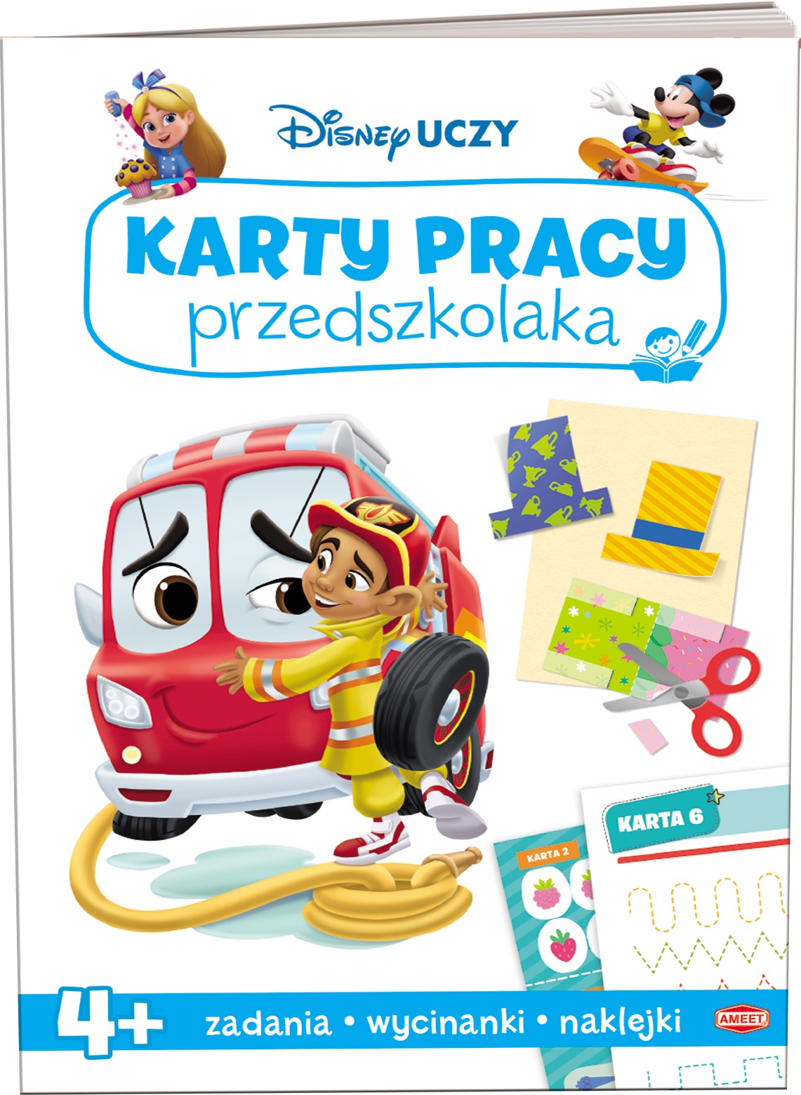 Image of Disney Uczy Karty pracy przedszkolaka 4 lata