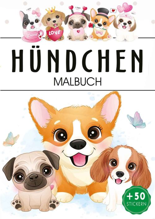 Image of Hundchen. Kolorowanka