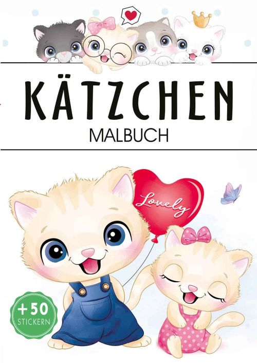 Image of Katzchen. Kolorowanka