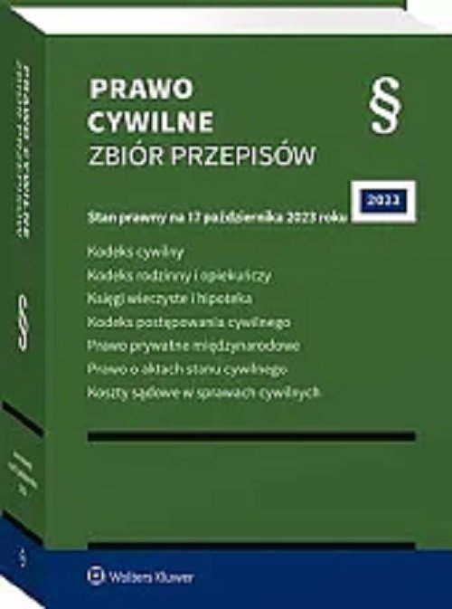 Image of Prawo cywilne. Zbiór przepisów 2023