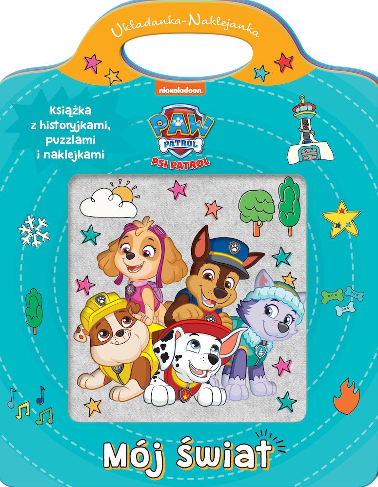 Image of Mój świat. Psi Patrol. Układanka - Naklejanka