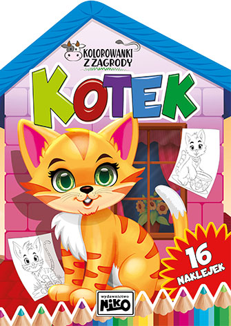 Image of Kotek. Kolorowanki z zagrody