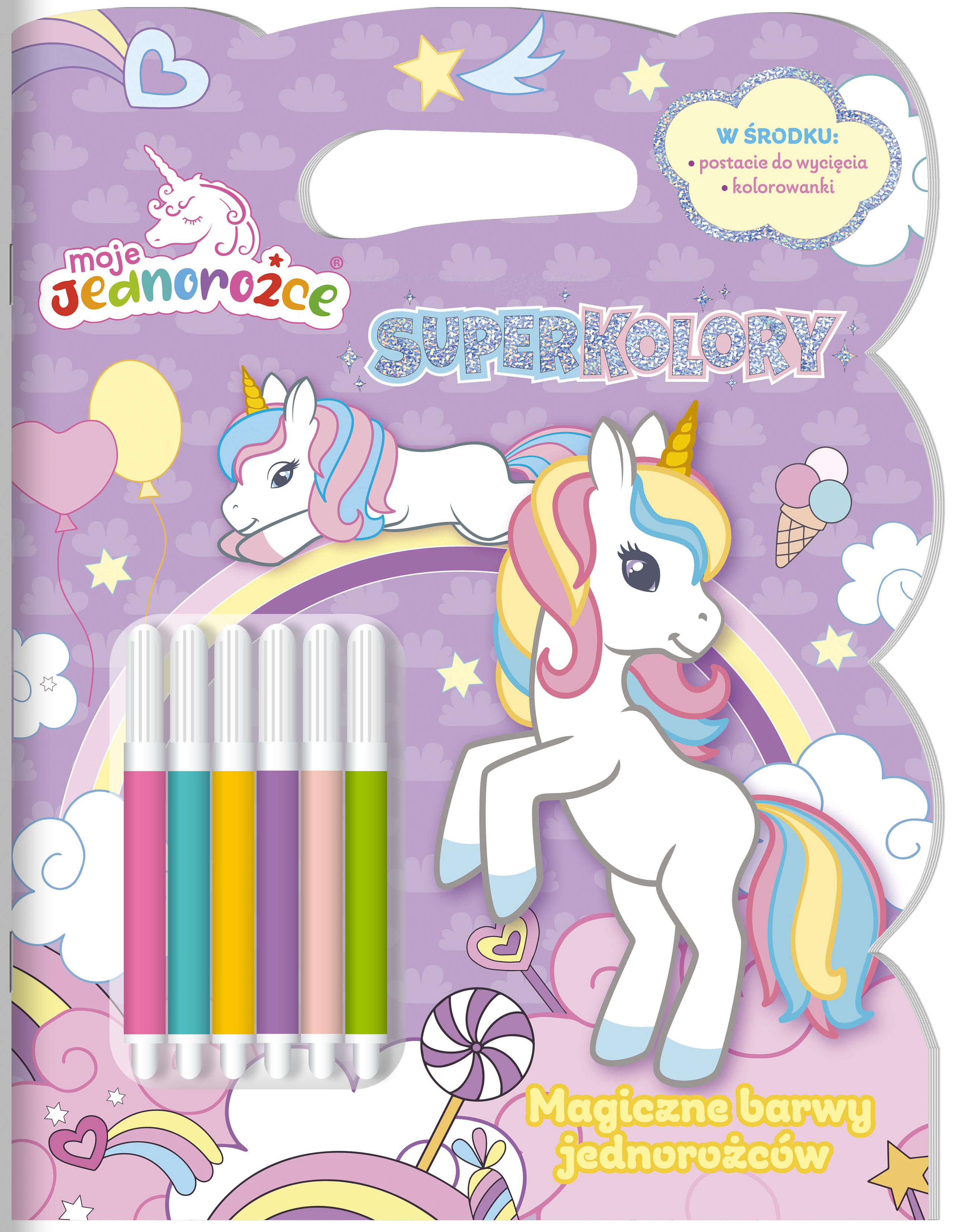 Image of Magiczne barwy jednorożców. Moje jednorożce. Superkolory