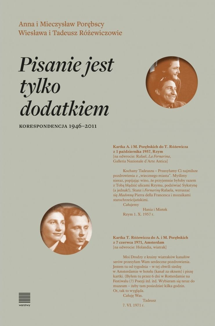 Image of Pisanie jest tylko dodatkiem. Korespondencja 1946-2011