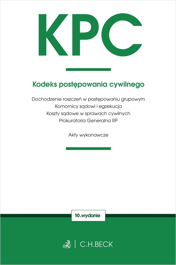 Image of KPC. Kodeks postępowania cywilnego oraz ustawy towarzyszące wyd. 10