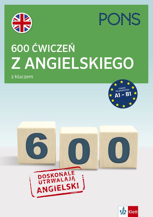 Image of 600 ćwiczeń z angielskiego z kluczem na poziomie A1-B2 wyd.3 PONS