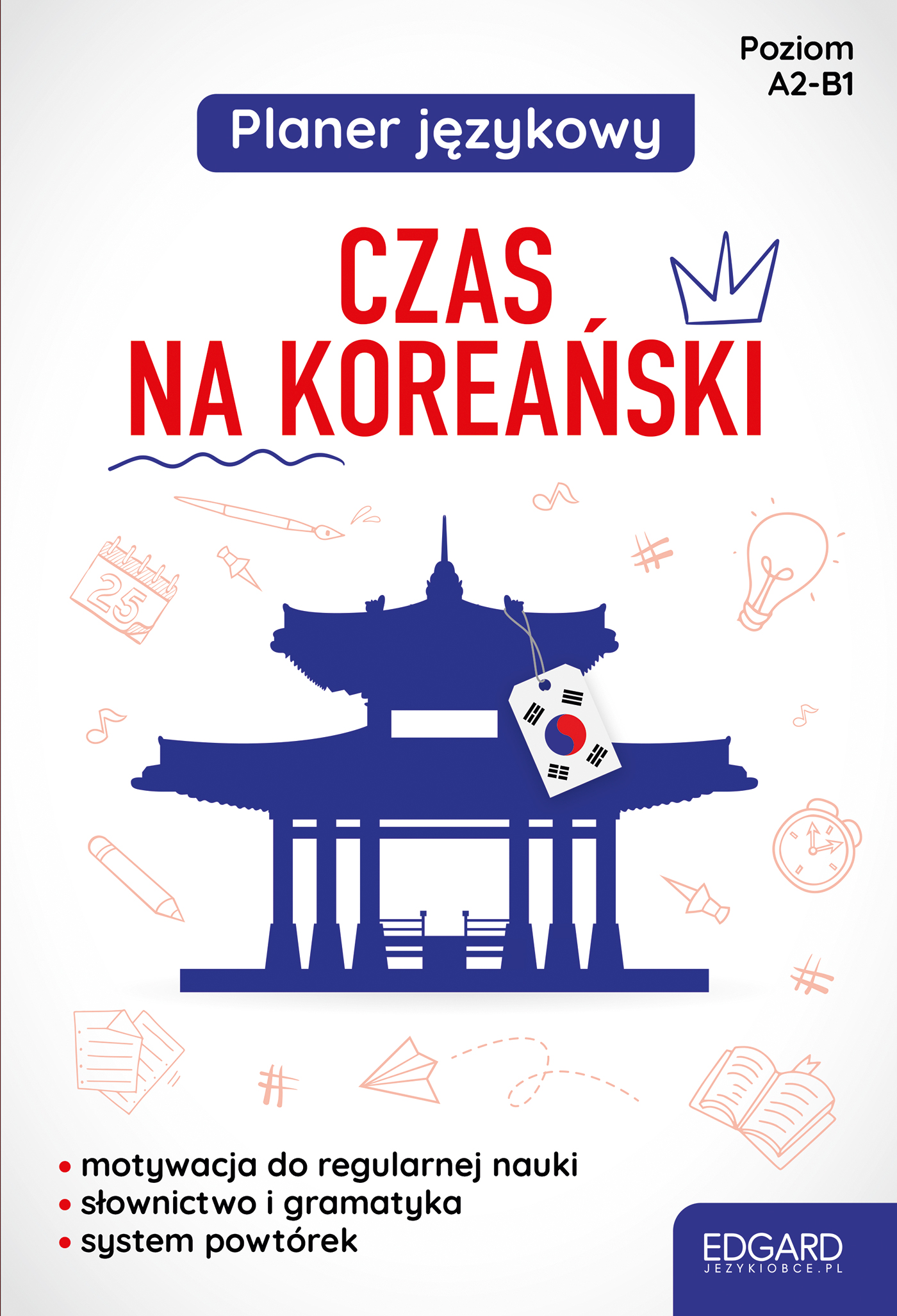 Image of Planer językowy. Czas na koreański. Poziom A1-B1