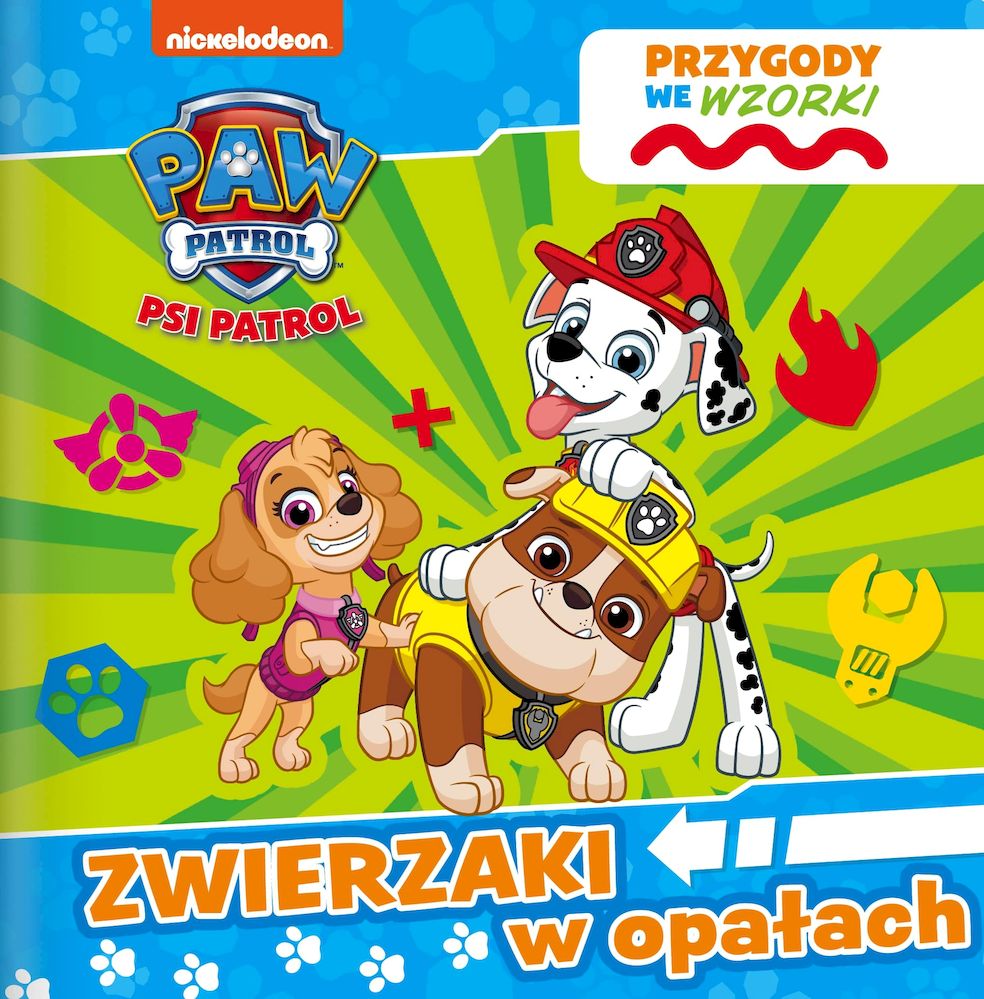 Image of Zwierzaki w opałach. Psi Patrol. Przygody we wzorki