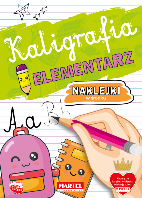 Image of Kaligrafia. Elementarz z naklejkami