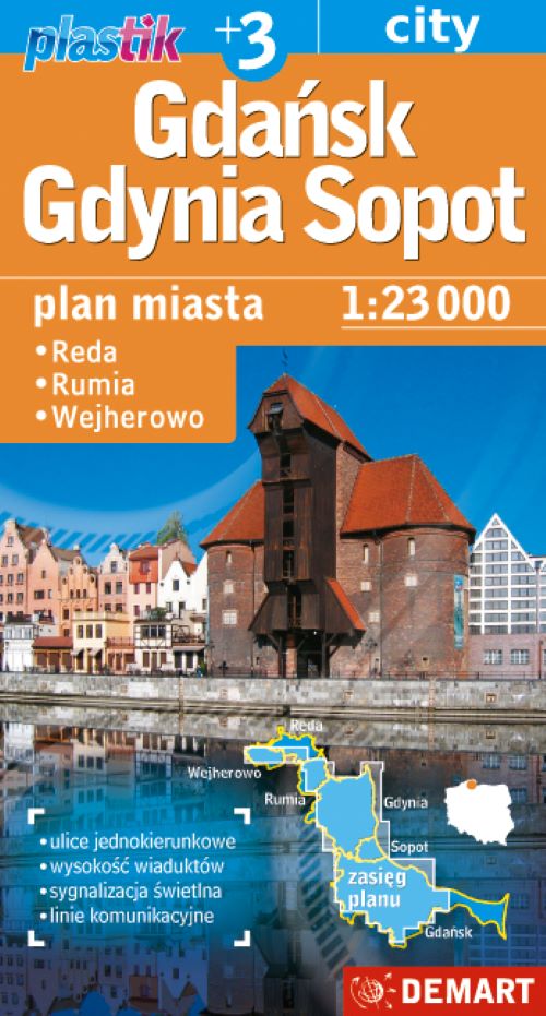 Image of Gdańsk Gdynia Sopot + 3. Plan miasta 1:23 000