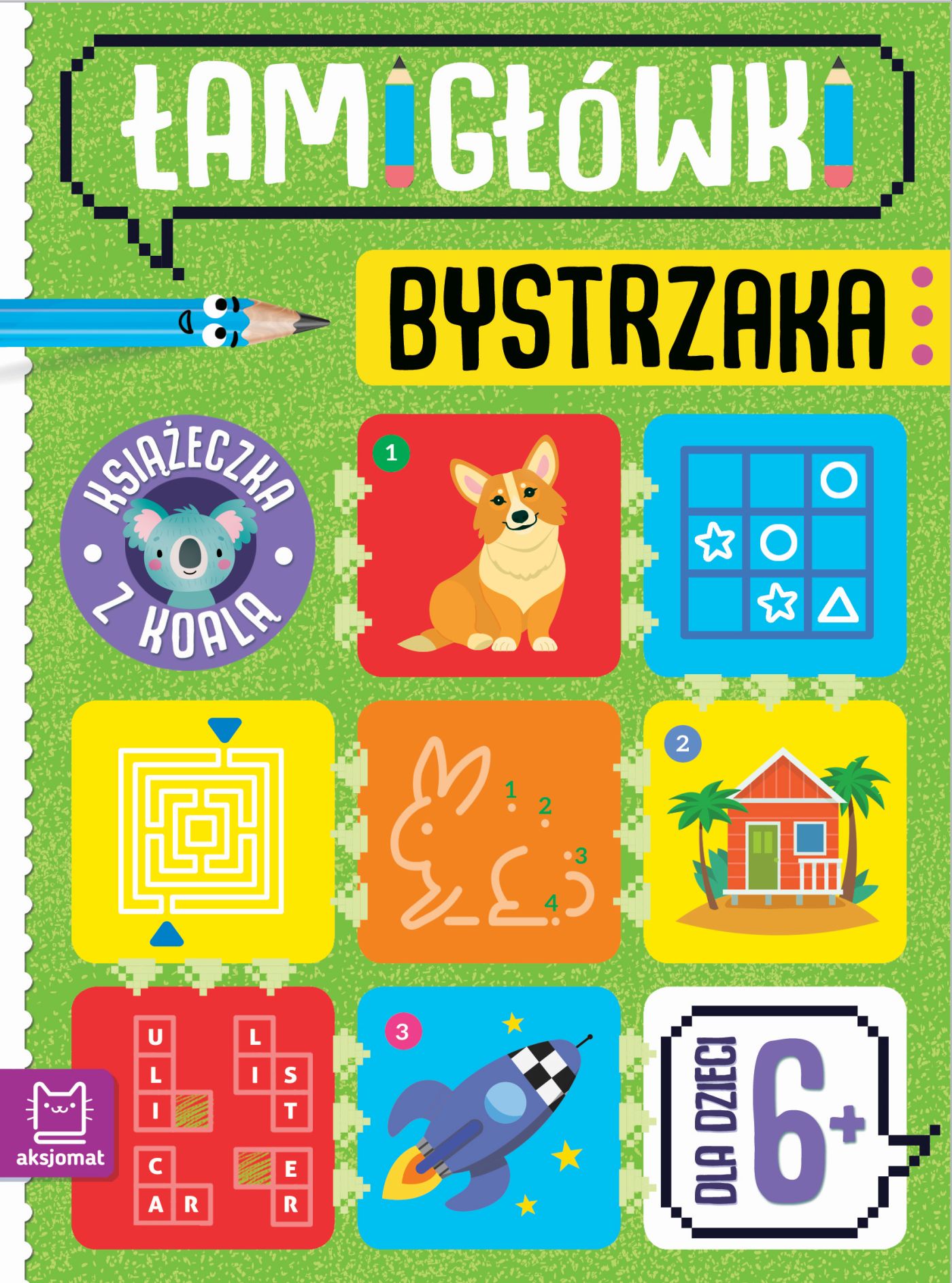 Image of Książeczka z koalą. Dla dzieci 6+. Łamigłówki bystrzaka