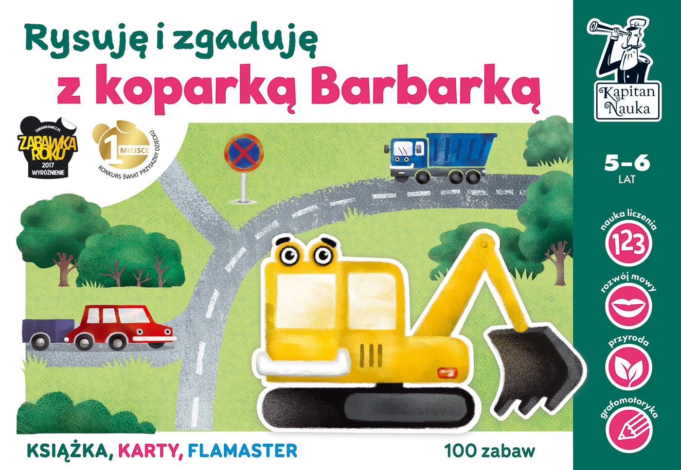 Image of Rysuję i zgaduję z koparką Barbarką. Kapitan Nauka wyd. 2